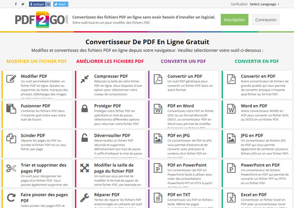 Réparer PDF